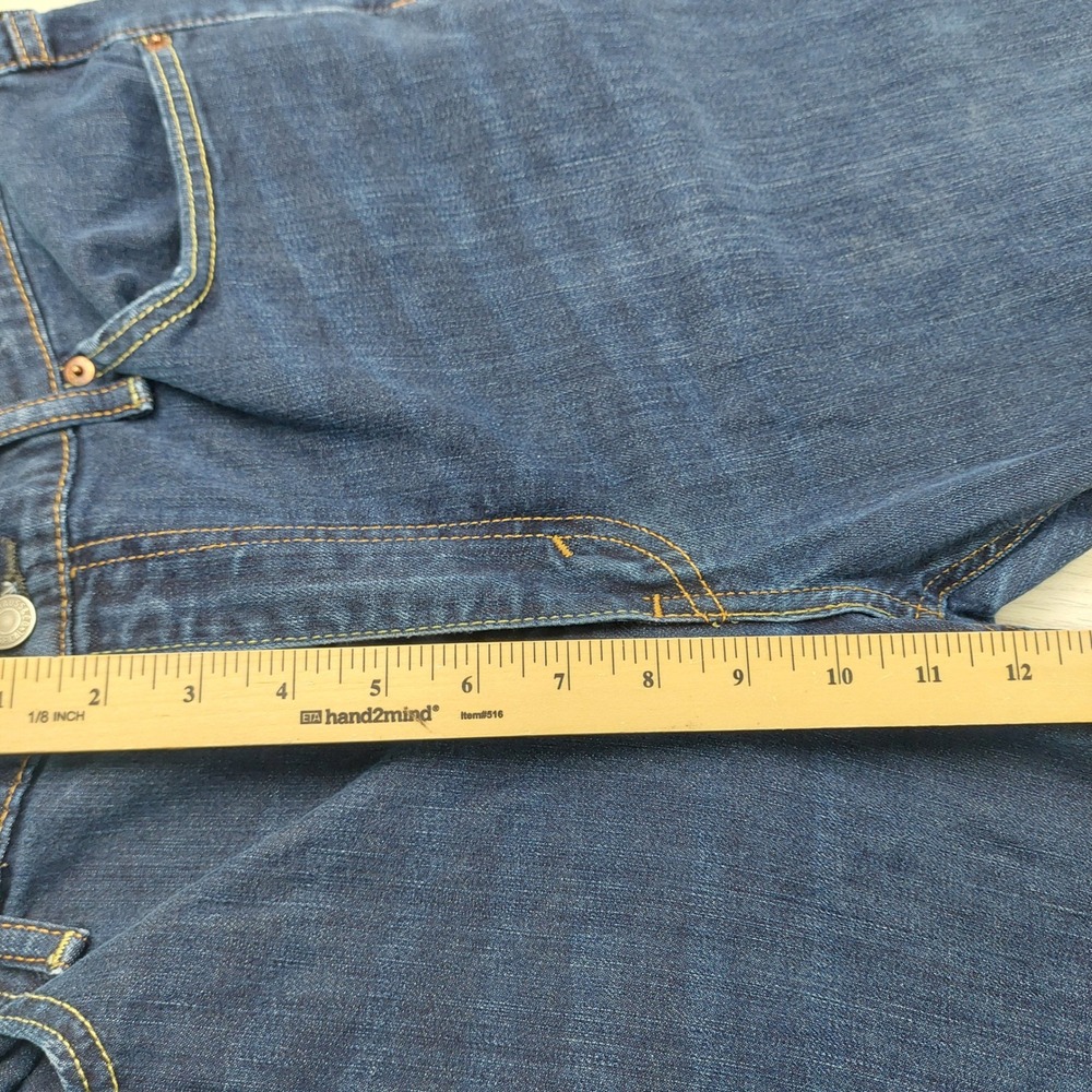 Levi's 541 Athletic Taper Jeans Mens 37x34 Dark Blue Stretch Denim Pants - Picture 8 of 8